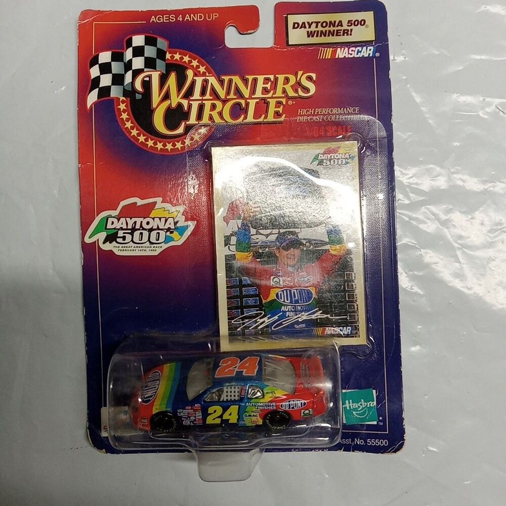 1999 Jeff Gordon 1:64 Daytona 500 Winner NASCAR Winners Circle Small Car NEW